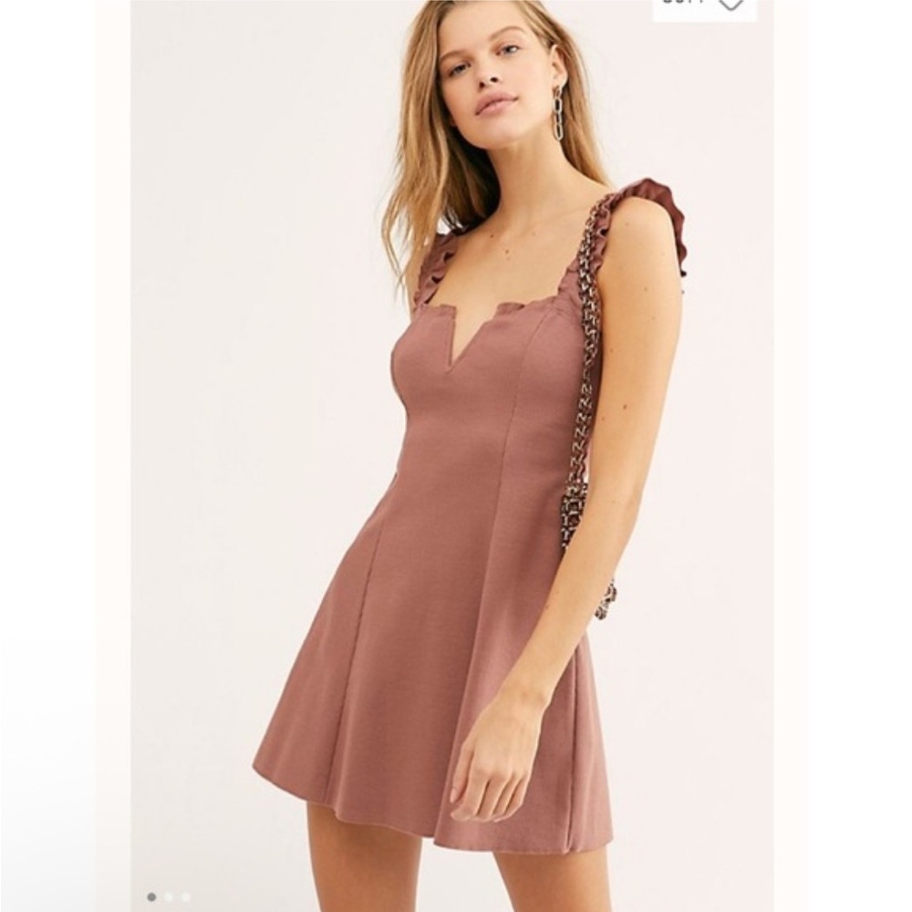 Free People Mauve Mini Dress
